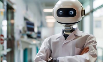 ai doctor in hospital aisle