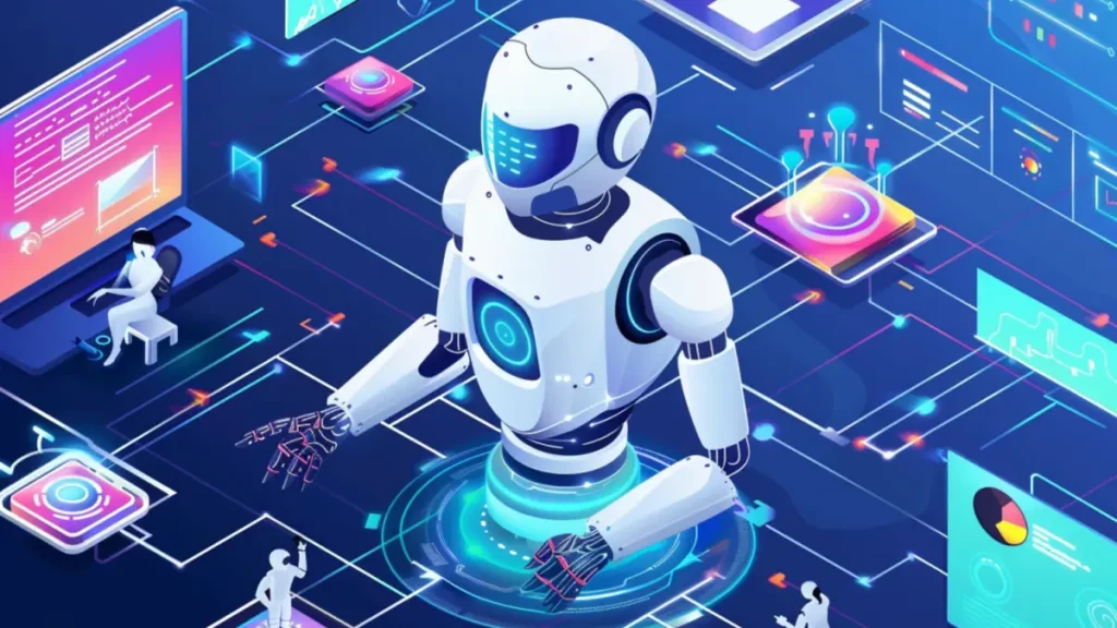illustration of different ai tools