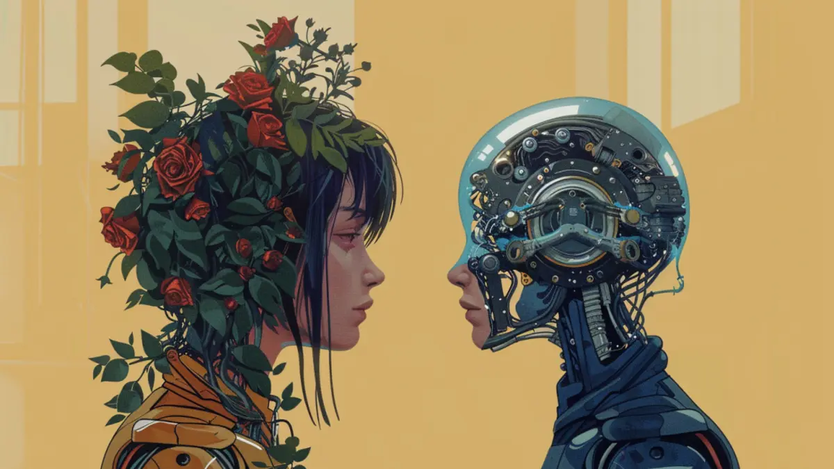 illustration of ai comparison