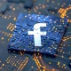 facebook logo on computer chip