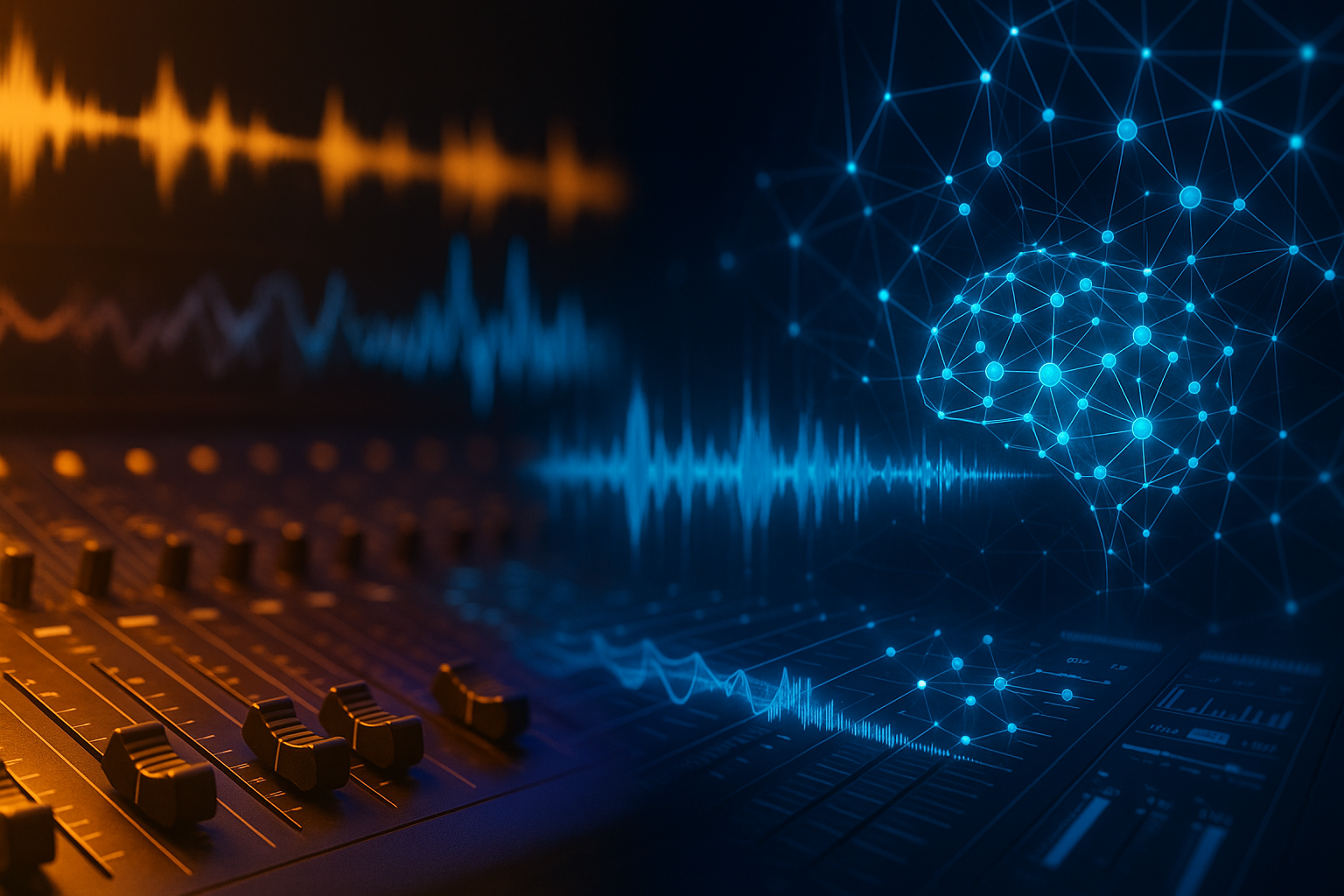 AI-assisted mixing console with neural network integration