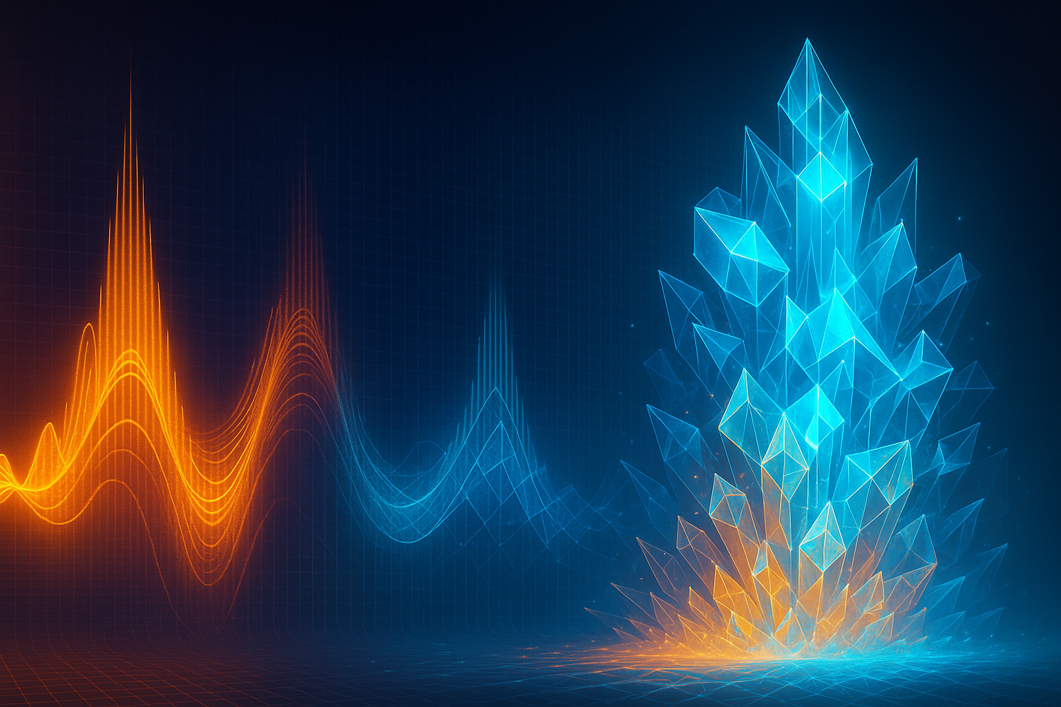 AI sound synthesis and spectral analysis visualization